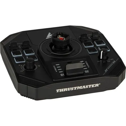 Thrustmaster Sol-R 5 Base Joystick schwarz - Präziser Gamecontroller mit 23 Tasten, LED-Beleuchtung und abnehmbarem USB-C-Kabel. Ideal für PC-Gaming und intuitives Steuern dank Mini-Schubhebel und Kippschaltern.