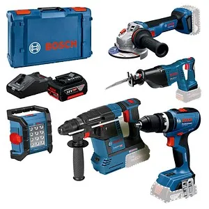 Bosch Professional GSB+GBH+GWS+GSA+GLI 0615A5007S Werkzeugset