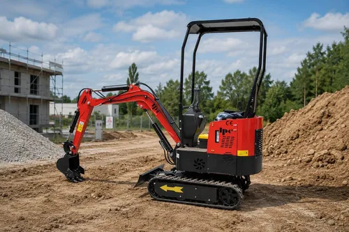 JPC HT12 Minibagger 1,0t – Rot – Baujahr 2025