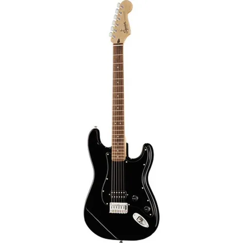 Squier Sonic Strat HT H Black E-Gitarre - E-Gitarre mit Poplar Korpus und Ahornhals; ideal für Einsteiger und Profis, bietet hervorragenden Klang dank Ceramic Humbucker.