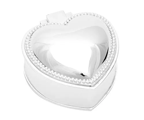 Brillibrum Design Schmuckschatulle Herzform in silber von Brillibrum