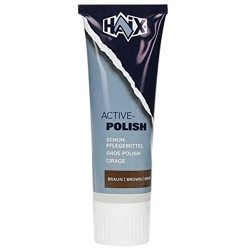 HAIX Schuhpflegemittel, 75ml braun Spezial-Schuhcreme die für perfekte Pflege Deiner Lederschuhe. ße