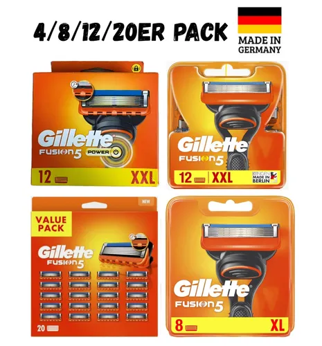 Gillette Fusion5 Rasierklingen Wahlweise 4 Pack B-Ware