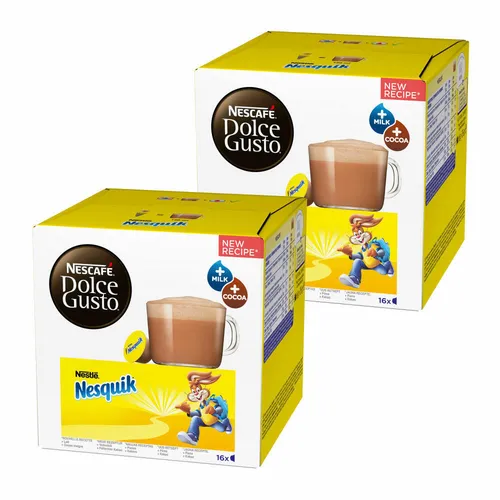 Nescafé DOLCE GUSTO Nesquik KAKAO Schokolade 2x16 KAPSELN