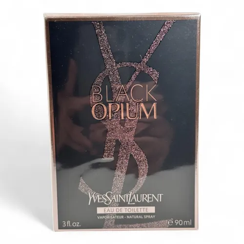YSL Yves Saint Laurent Black Opium Eau de Toilette Spray 90ml - Damenparfüm mit verführerischem Duft von Kaffee, Jasmintee und Zitrusfrüchten – perfekt für einen unvergesslichen Auftritt!