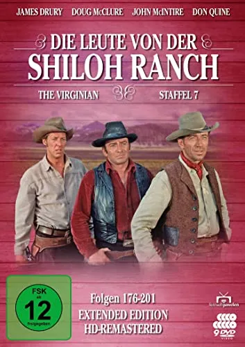Die Leute von der Shiloh Ranch - Staffel 7 (HD-Remastered) - Filme, packende Geschichten aus der Tierwelt, jetzt in brillanter HD-Qualität auf 9 DVDs.