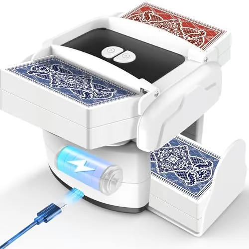 Feebee Elektrische Kartenmischmaschine für 4 Decks