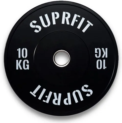 SF SUPRFIT Hantelscheiben 50 mm Gewichtsscheiben aus Vollgummigranulat, 20 kg, (1-tlg), Stoßabsorbierende Hantelscheiben 50mm