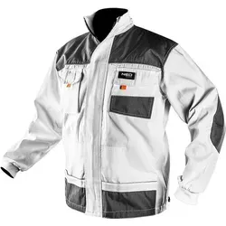 Work Sweatshirt Weiß, Hd, Größe Ld/54