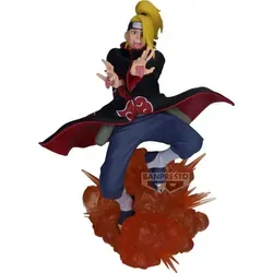 Banpresto Sammelfigur Deidara Naruto Shippuden, 18 cm - Actionfigur aus PVC, handgefertigt und ideal für Anime-Fans. Lieferung in versiegelter Box mit Basisständer, um die Sammlung perfekt zu präsentieren.
