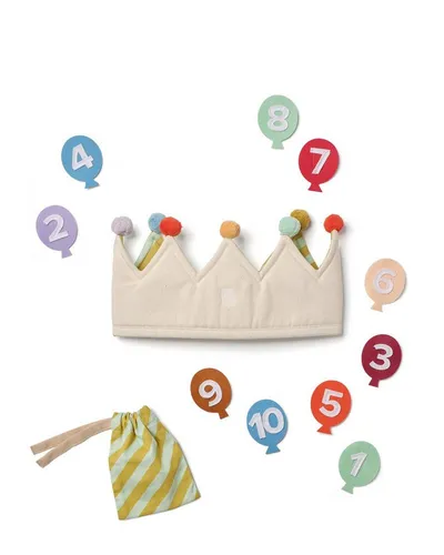 Kids Concept Kostüm Kids Concept Kostüm Geburtstagskrone 3 - 5 Jahre - 16x16x12cm