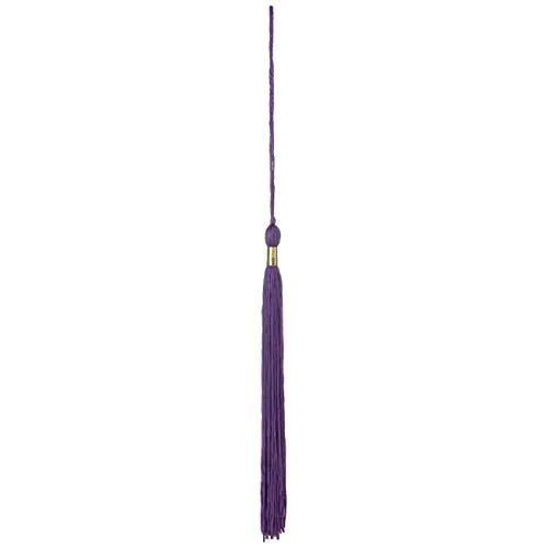LIERYS Tassel Quaste für Doktorhut - Flexibel anpassbar - Accessoire mit Eleganz - Vielseitig einsetzbar - Saisonübergreifend - Unisex-Design lila