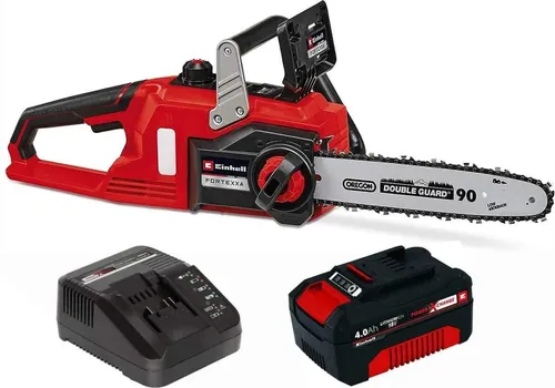 Einhell 18V-Kettensäge FORTEXXA 18/30 mit Akku 4.0 Ah, Ladegerät 30 cm Schwert