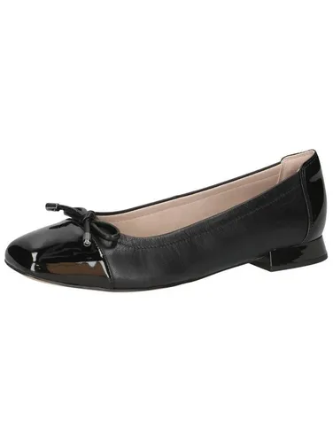 Caprice CAP Memotion Ballerina mit Trapezabsatz 9-22104-42 in Schwarz, Größe 37 - Elegante Ballerina mit Trapezabsatz und Memotion-Technologie für hohen Tragekomfort. Ideal für jeden Anlass und bietet eine perfekte Passform.
