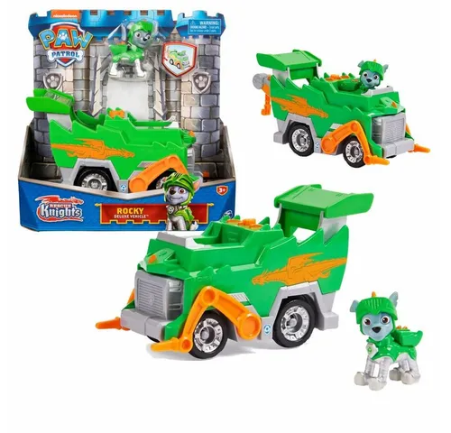 Spin Master Paw Patrol Rescue Knights Deluxe Vehicle Rocky