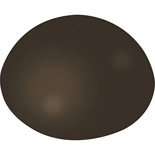 Wandtürpuffer - ø 32 mm, Höhe 12 mm, Wandmon., Kunststoff braun