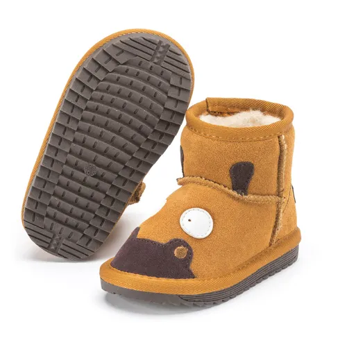 SNUGS Kinder Boots Stiefel Kinderschuhe mit Lammfell Kinderstiefel Winterstiefel