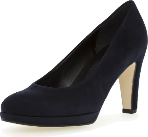 Gabor Damen Klassische Pumps - Elegante Absatzschuhe für jeden Anlass - Elegante Pumps mit 8 cm Trichterabsatz, ideal für Büro und Ausgehen. Hochwertiges Textil-Obermaterial und komfortable Leder-Decksohle sorgen für stilvollen Tragekomfort.