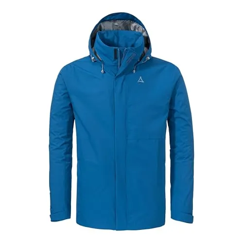 SCHÖFFEL Jacket Gmund Men - Blau - Größe 54 - Funktionsjacke für Herren, wind- und wasserdicht (Wassersäule 10.000 mm) mit atmungsaktivem VENTURI Material, ideal für anspruchsvolle Wanderungen und wechselhaftes Wetter.