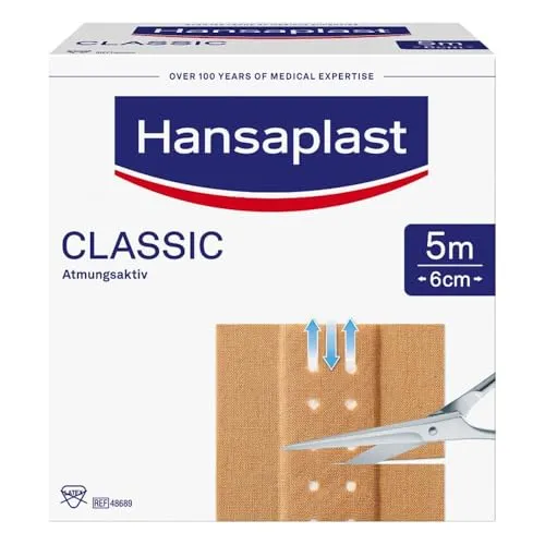 Hansaplast Classic Pflaster 5 m x 6 cm 