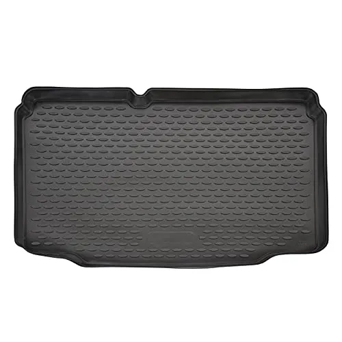 J&J AUTOMOTIVE | Gummi-Kofferraumwanne Kofferraummatte Kofferraum-Schutzmatte Kompatibel Clio 5, ab 2019 (Untere Boden), Parte Inferiore Del Tronco, Anti-Rutsch