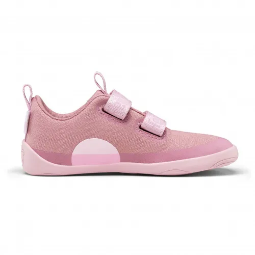 Affenzahn Barfußschuh Baumwolle Lucky Klettverschluss - Vegan und rutschfest für Mädchen - Sneaker für Mädchen – 100% vegan aus Bio-Baumwolle, mit flexiblem Design für ein gesundes Fußwachstum und schnellen An- und Ausziehen dank Klettverschluss.