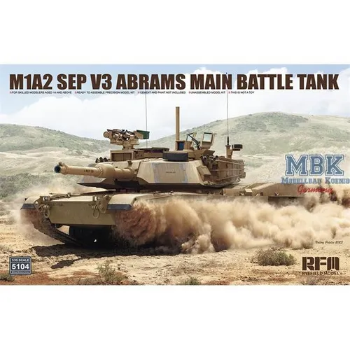 RYE FIELD MODEL RFM5104 M1A2 SEP V3 Abrams Main Battle Tank