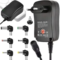 Produktbild Retoo Universal Netzteil Ladegerät mit 7 Adaptersteckern 3V-12V 30W