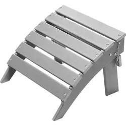 VEVOR Klappbare Fußstütze für Adirondack-Stühle - Hocker für Wohnzimmer, aus langlebigem HDPE-Material, ideal für den Außenbereich und faltbar für einfache Lagerung.