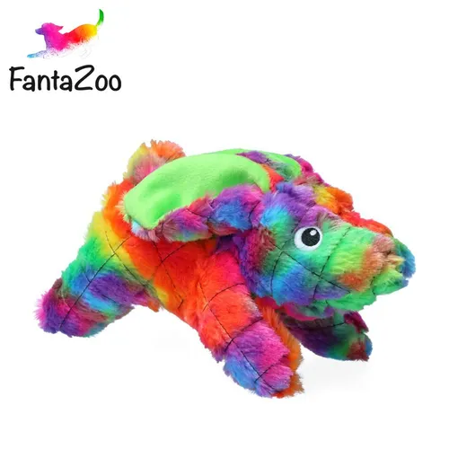 FantaZoo Hundespielzeug - Plüsch Kuscheltier Plüschtier Spielzeug mit Quietscher