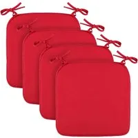 Bestlivings Stuhlkissen mit Haltebändern Canvas, 38x38cm – Komfortabel und Robust - Hochwertiges Stuhlkissen für mehr Sitzkomfort. Ideal für Innen- und Außenbereiche, mit Haltebändern für sicheren Halt. Strapazierfähiger Canvas und 2 cm starke Polsterung sorgen für angenehmes Sitzen.