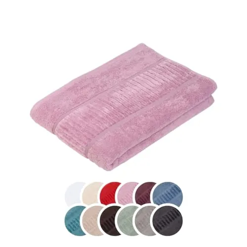 liebling Duschtuch Bio Baumwolle, Serie Organic, 500 gr. / m², 70 x 140 cm, 60 Grad, saugstark, schnelltrocknend, Farbe: Altrosa