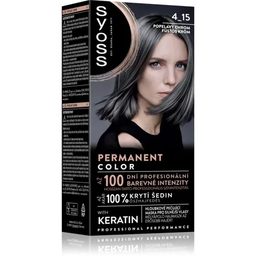 Syoss Permanent Color Permanent-Haarfarbe Farbton 4_15 Dusty Chrome 1 St.
