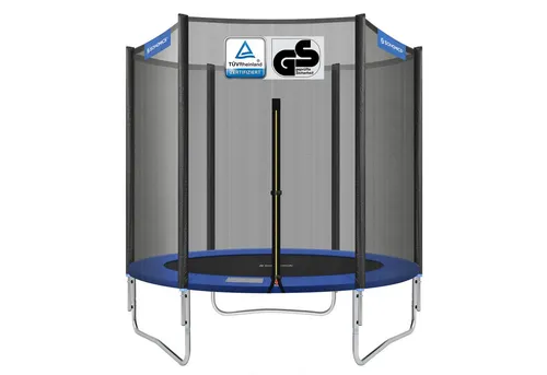 SONGMICS Gartentrampolin Ø 183cm – Sicheres Springen für Kinder - Gartentrampolin für bis zu 100 kg, mit engmaschigem Sicherheitsnetz und weichem Polster, ideal für Spaß und Fitness im eigenen Garten.