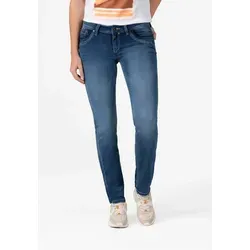 TIMEZONE Slim-fit-Jeans Slim TahilaTZ - Moderne Slim-fit-Jeans in Blau, gefertigt aus 83% Baumwolle für hohen Tragekomfort und perfekte Passform, ideal für lässige Looks.