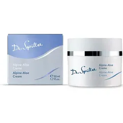 Dr. Spiller Alpine-Aloe Creme 50 ml - 24-Stunden-Creme für sensible Haut - Tagespflege mit 100% natürlichen Inhaltsstoffen, beruhigt und pflegt trockene Haut nachhaltig. Ideal für ganztägigen Schutz und Feuchtigkeit.