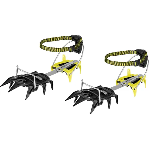 SALEWA Alpinist PRO Steigeisen – Vielseitig und Robust - Steigeisen für technisches Eisklettern und Bergsteigen. Robuste Edelstahlkonstruktion mit optimalem Grip und Sicherheit durch zusätzliche Spikes im Mittelfußbereich.