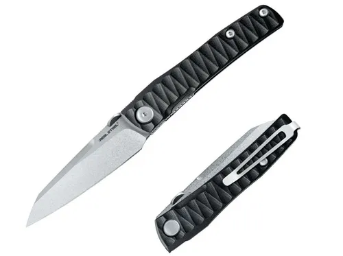 REAL STEEL Destra Nitro-V Black G10 Klappmesser