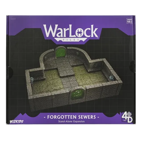 WIZKIDS WarLock Tiles Grundset: Vergessene Abwasserkanäle