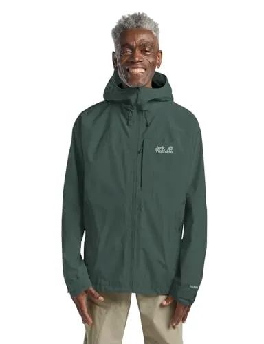 TEMPEST 2L JKT M – Wetterfeste Jacke für Herren in grün von Jack Wolfskin
