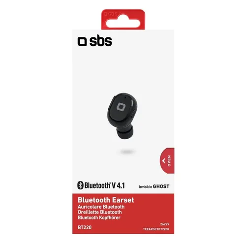 SBS Bluetooth Kopfhörer mit Mikrofon und Antworttaste Wireless In Ear Kopfhörer
