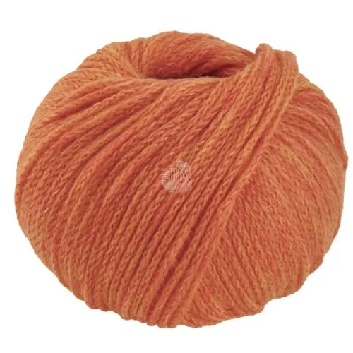 LANA GROSSA Cool Merino | Leichtes Kettengarn aus klassischer Merinowolle | Handstrickgarn aus 90% Schurwolle (Merino) & 10% Polyamid | 50g Wolle zum Stricken & Häkeln | 150m Garn FB 36