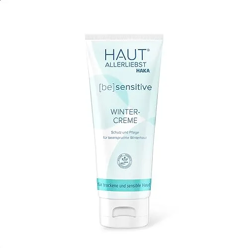 HAKA Gesichtscreme 100 ml - Feuchtigkeitsspendende Wintercreme mit Bio-Macadamiaöl - Reichhaltige Tagescreme für trockene und sensible Haut. Schützt vor Kälte und versorgt die Haut intensiv mit Feuchtigkeit. Vegan und tierversuchsfrei.