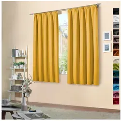 Vorhänge & Gardinen Gelb von Heimtexland