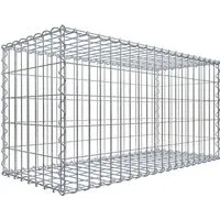 Gabiona Gabionenkorb 50 cm x 100 cm x 40 cm - Einfassungen, Stufen & Mauersysteme – Robuster Gabionenkorb mit verzinktem Draht für hohen Korrosionsschutz, einfache Montage und individuelle Befüllung mit Steinen.