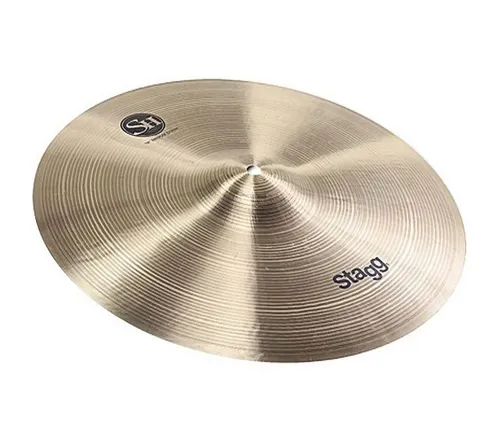 Stagg Medium Crash 16 Becken - Becken aus B20 Bronze, handgefertigt für kraftvollen und ausgewogenen Sound – ideal für vielseitige Einsatzmöglichkeiten.