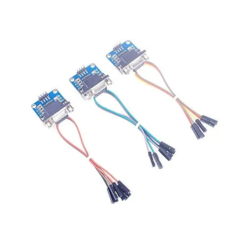 ANGEEK 3PCS RS232 to TTL Serial Port Converter Module Connector MAX3232 Serial Module