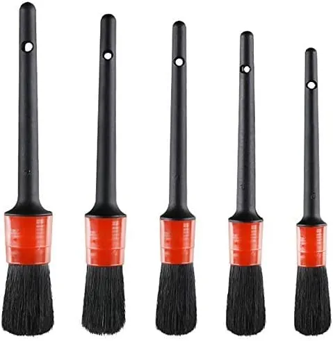 Detail Bürste (5 Teiliges Set), Auto Detail Bürsten Satz, Ideal Für Auto und Motorrad Reiniger Rad, Instrumenten Tafel, Innen Dekoration, Optik, Leder, ？ffnungen, Abzeichen