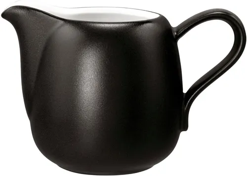 Seltmann Weiden Liberty Velvet Black Milchkännchen 0,26 L - Elegantes Milchkännchen aus Porzellan in edlem Schwarz, ideal für stilvolle Kaffeetafeln. Mit 0,26 L Fassungsvermögen und 8,7 cm Höhe, perfekt für den täglichen Gebrauch.