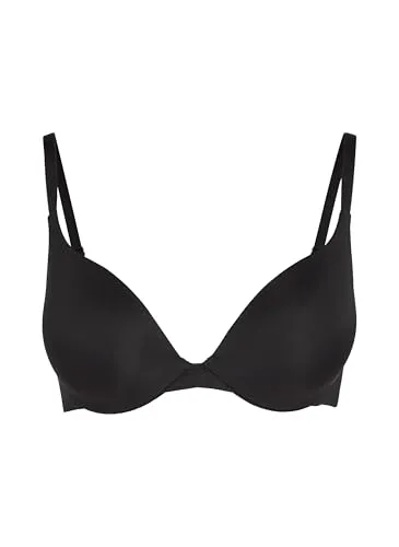 Hunkemöller Vorgeformter Push-Up-Bügel-BH Smooth - Caviar - 80A - Erlebe perfekten Tragekomfort mit unserem Push-Up-Bügel-BH. Die gemoldeten Cups sorgen für eine glatte Silhouette und einen eleganten Look, ideal für jeden Anlass.